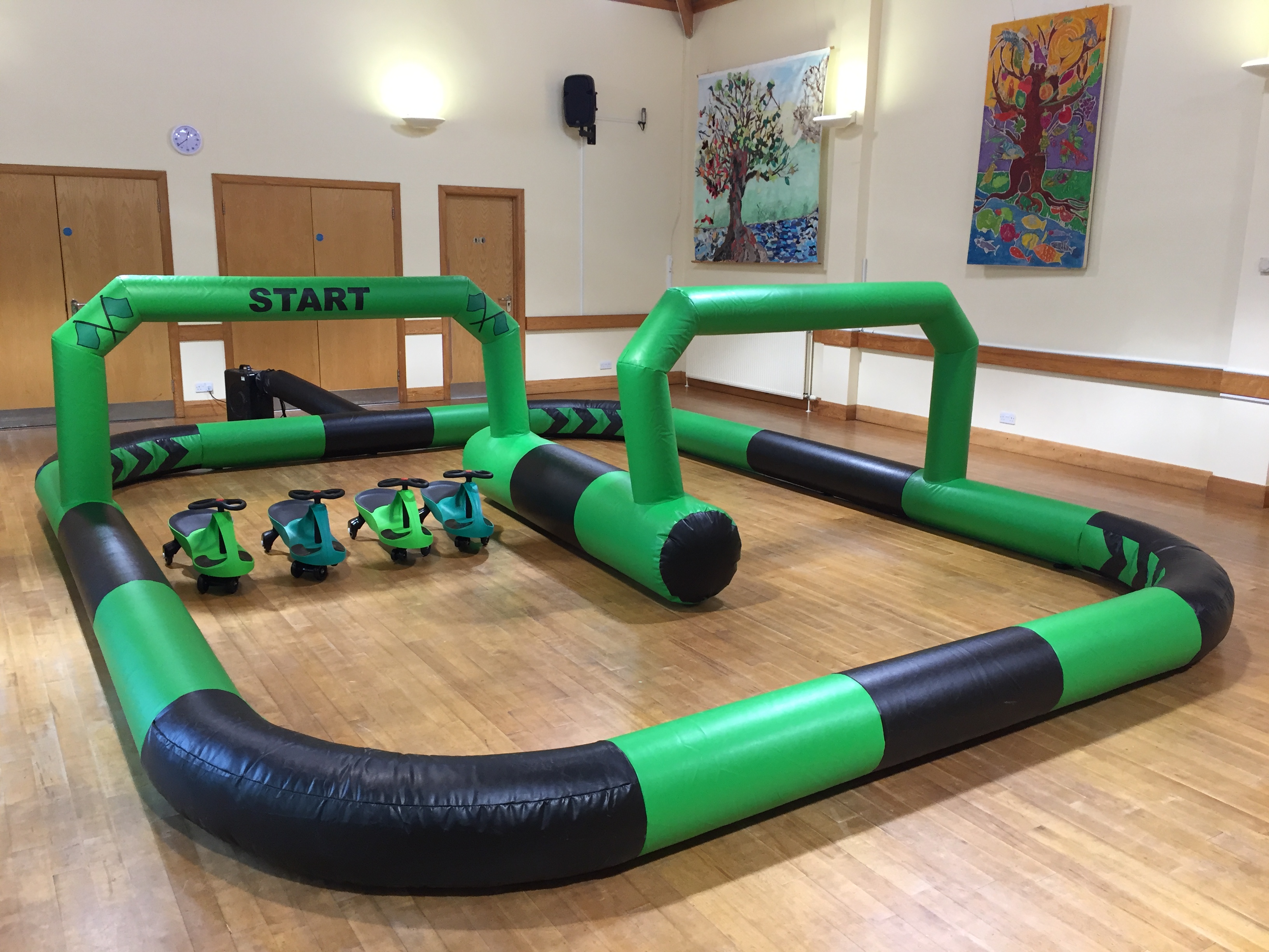 DIDI CAR RACE TRACK HIRE Best Bouncy Castle Hire, Soft Play Hire, Rodeo Bull Hire. service in